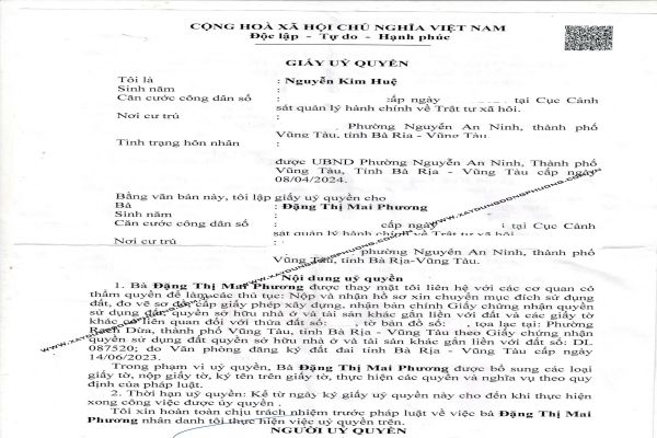 Nhận làm thủ tục chuyển mục đích sử dụng đất tại Vũng Tàu