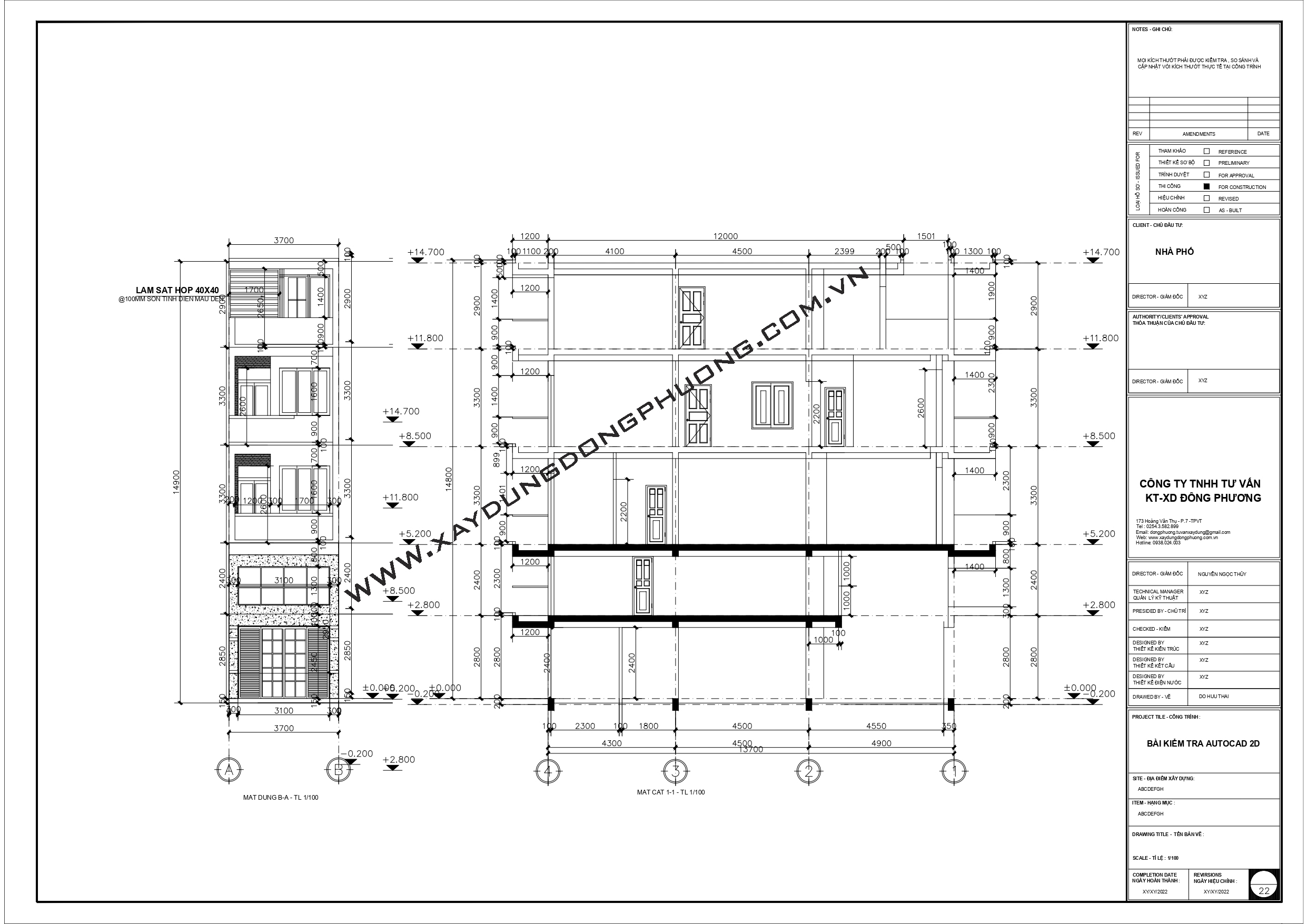 Lớp Autocad 2d