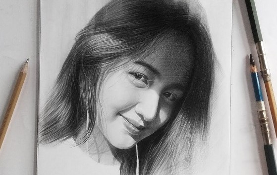 Các bước vẽ tranh truyền thần chì